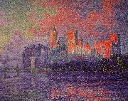 Paul Signac The Papal Palace, Avignon oil painting